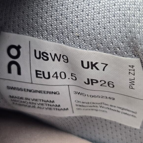 NEW On Cloud The Roger Advantage Womens Size 9 Court Tennis Shoes White - Picture 10 of 12